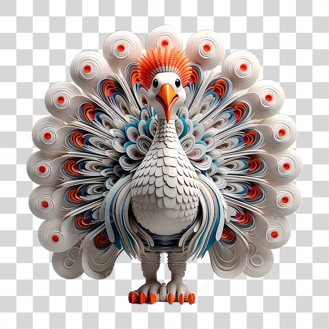 Pavão PNG Transparente