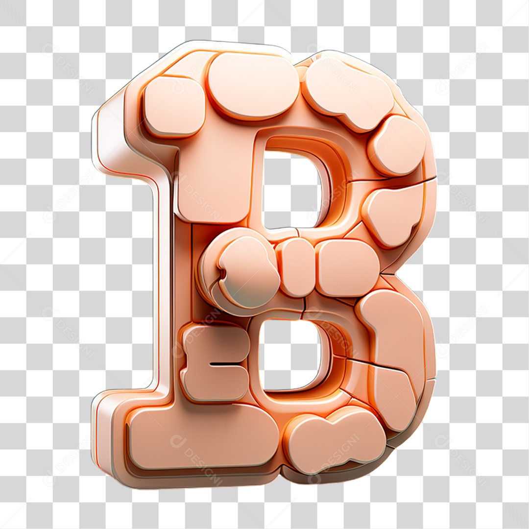 Letra B PNG Transparente