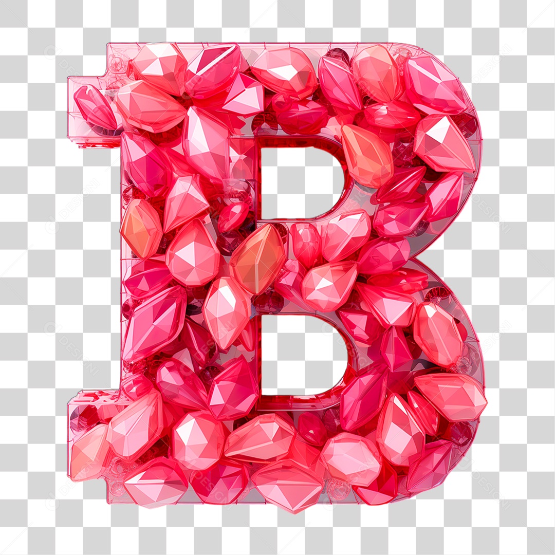 Letra B PNG Transparente