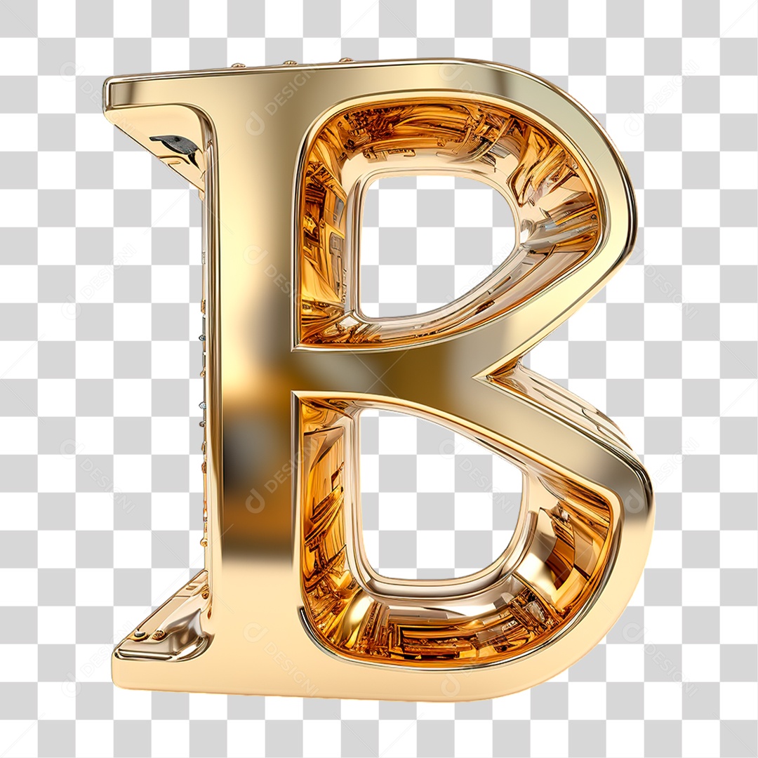 Letra B PNG Transparente
