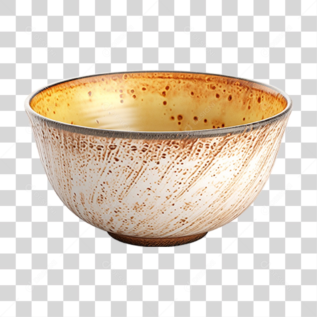 Tigela de Cerâmica PNG Transparente