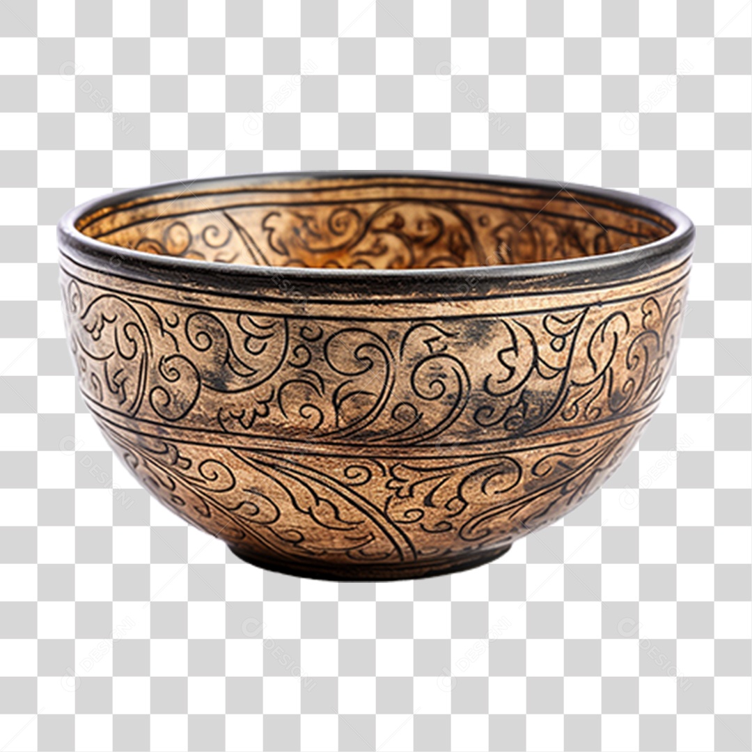 Tigela de Cerâmica PNG Transparente