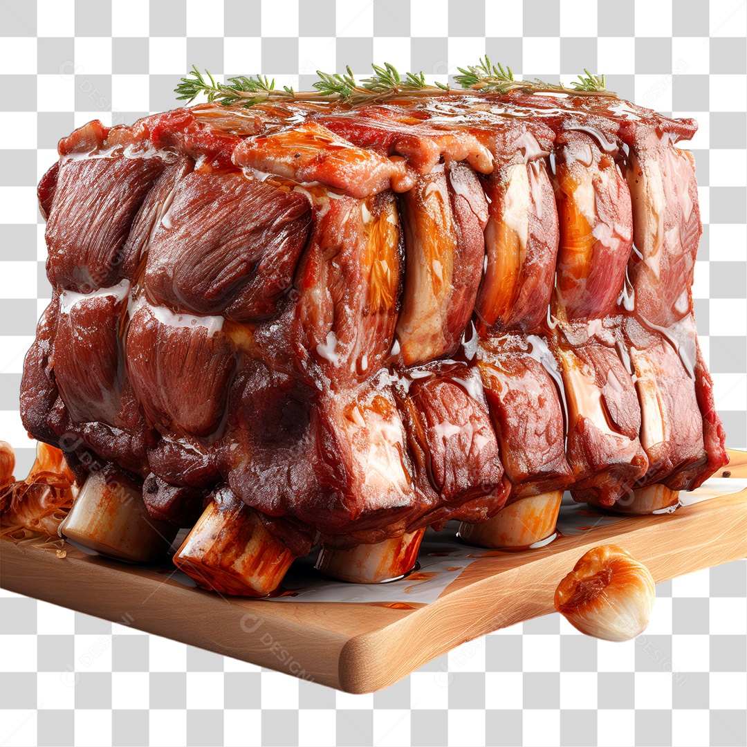 Costela Assada PNG Transparente