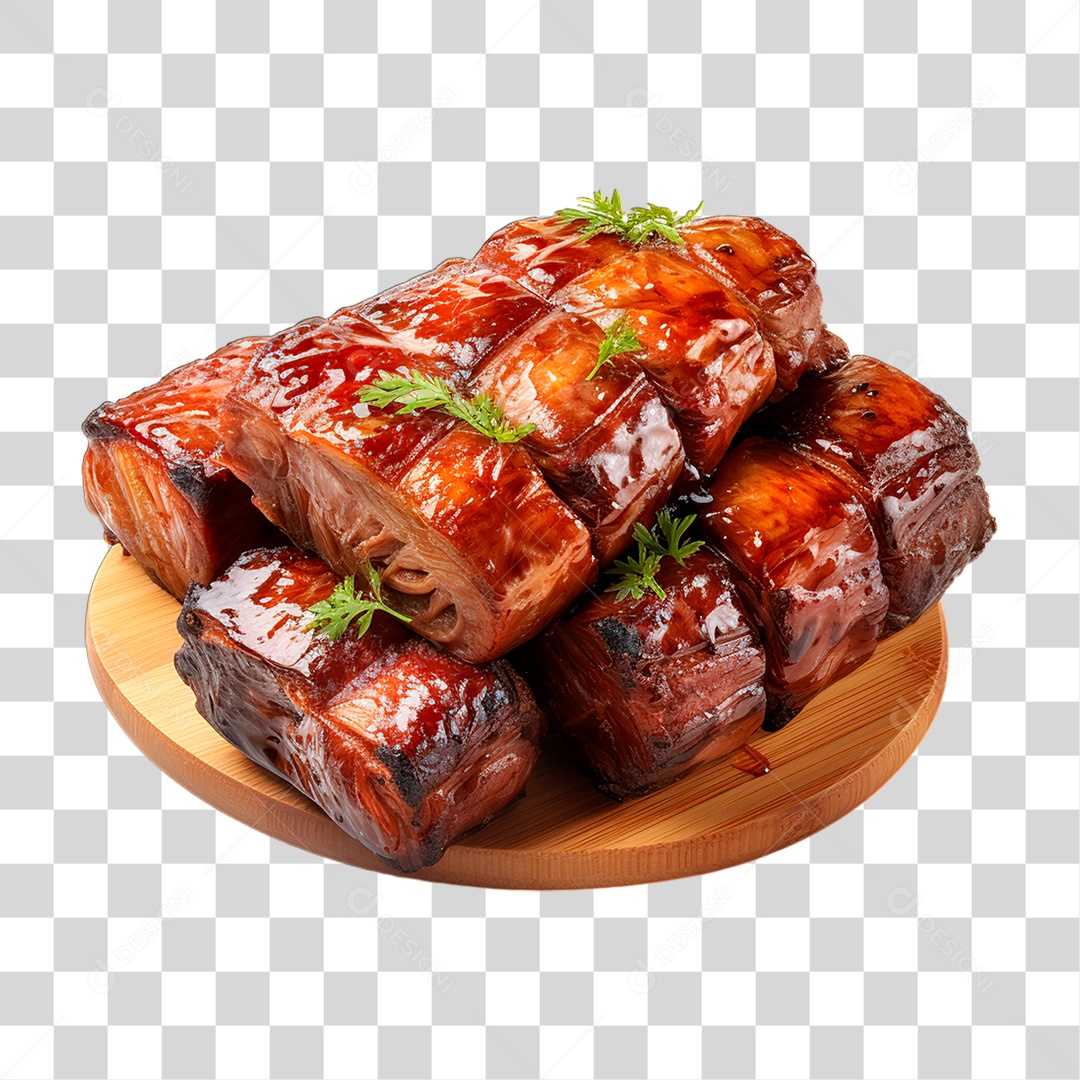 Costela Assada PNG Transparente