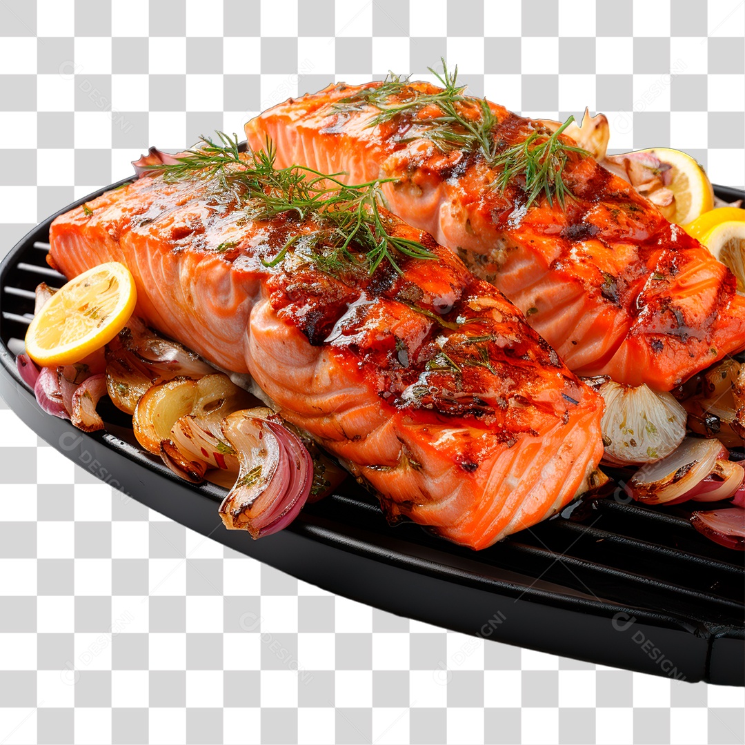 Salmão PNG Transparente