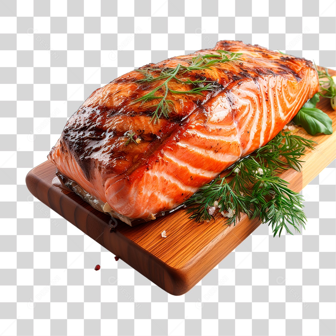 Salmão PNG Transparente