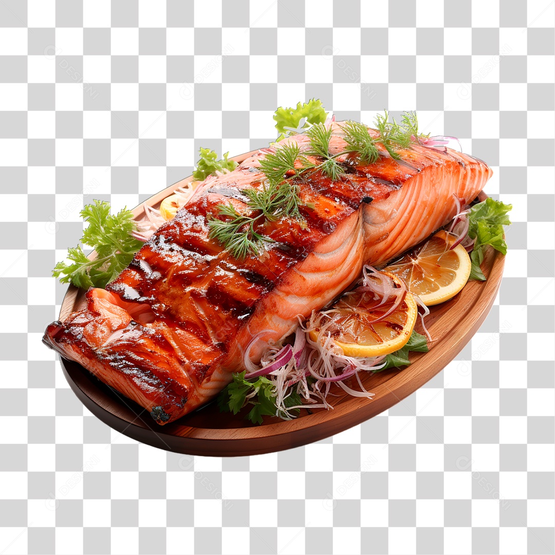 Salmão PNG Transparente