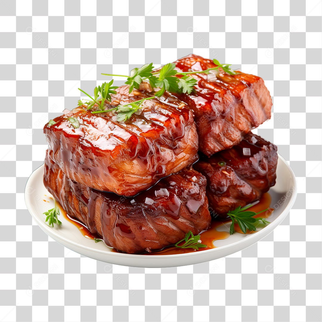 Carne de Pedaço PNG Transparente