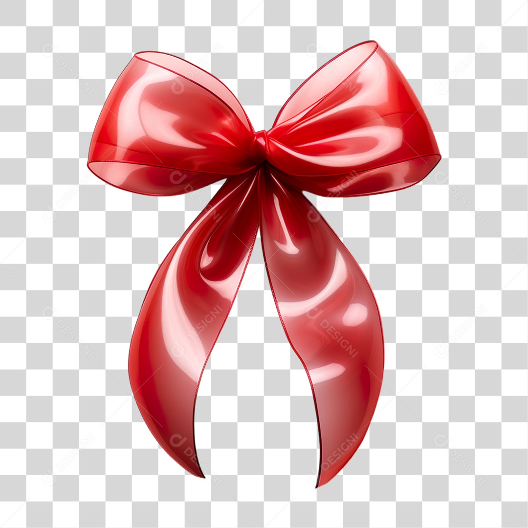 Laço Vermelho PNG Transparente