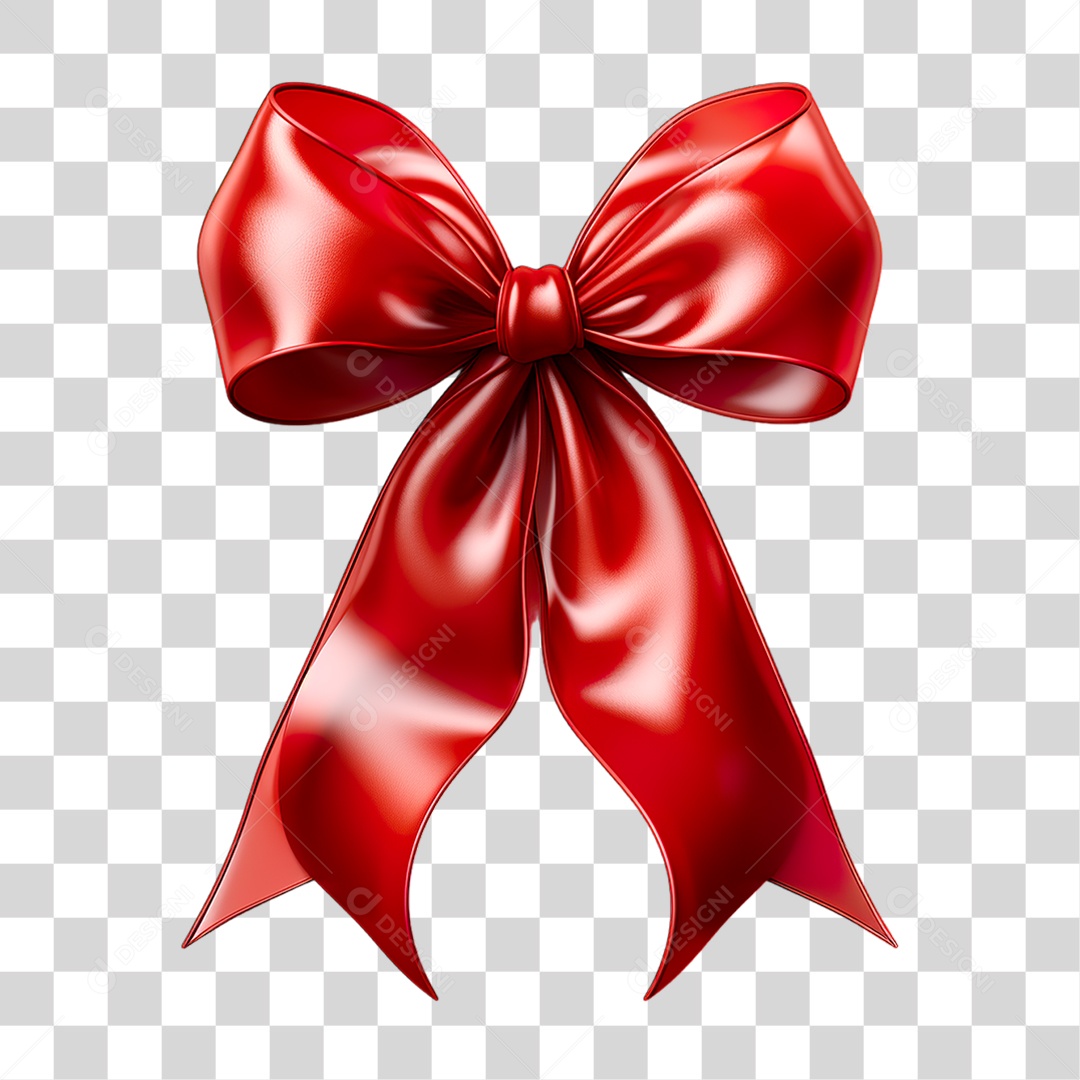 Laço Vermelho PNG Transparente