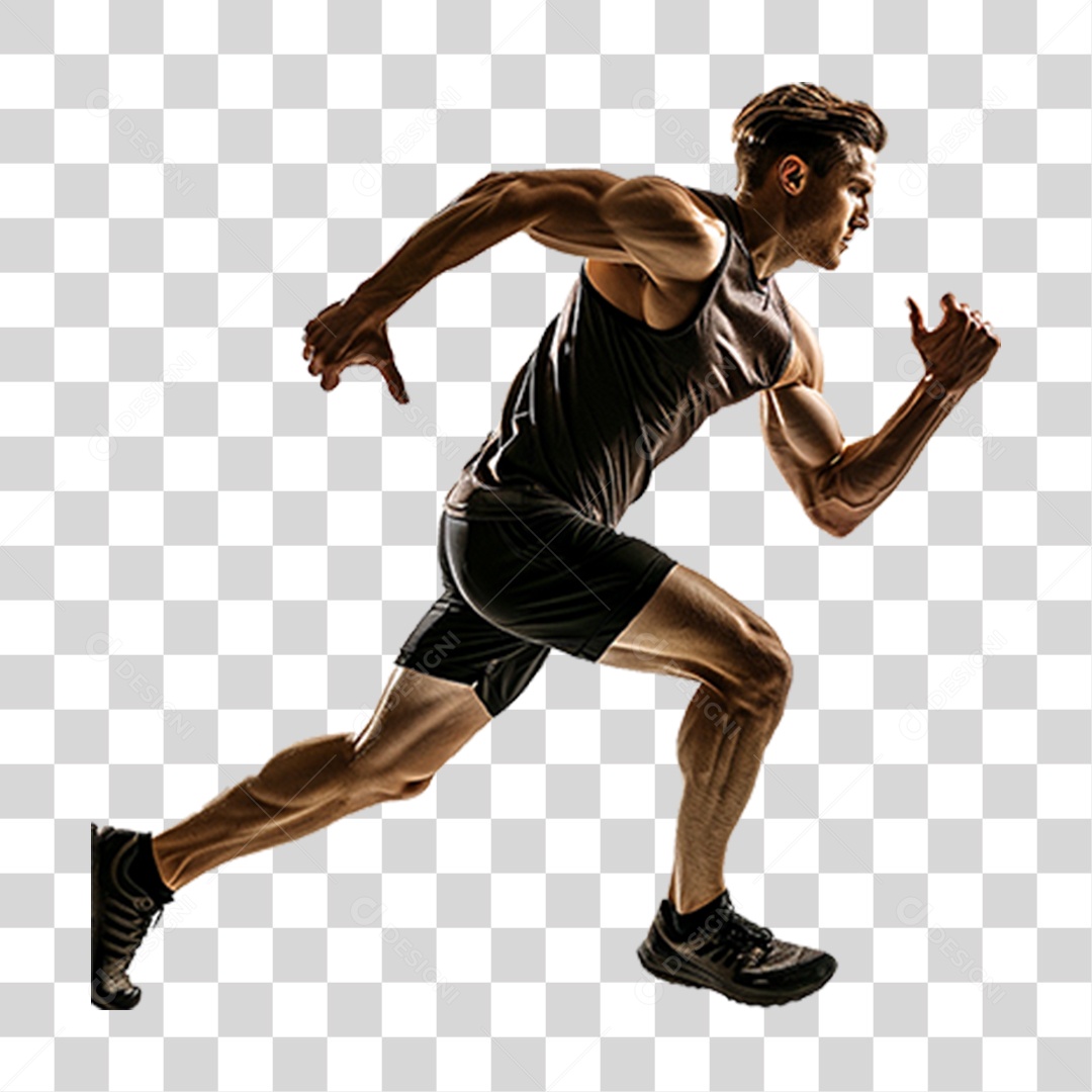 Homem Correndo PNG Transparente