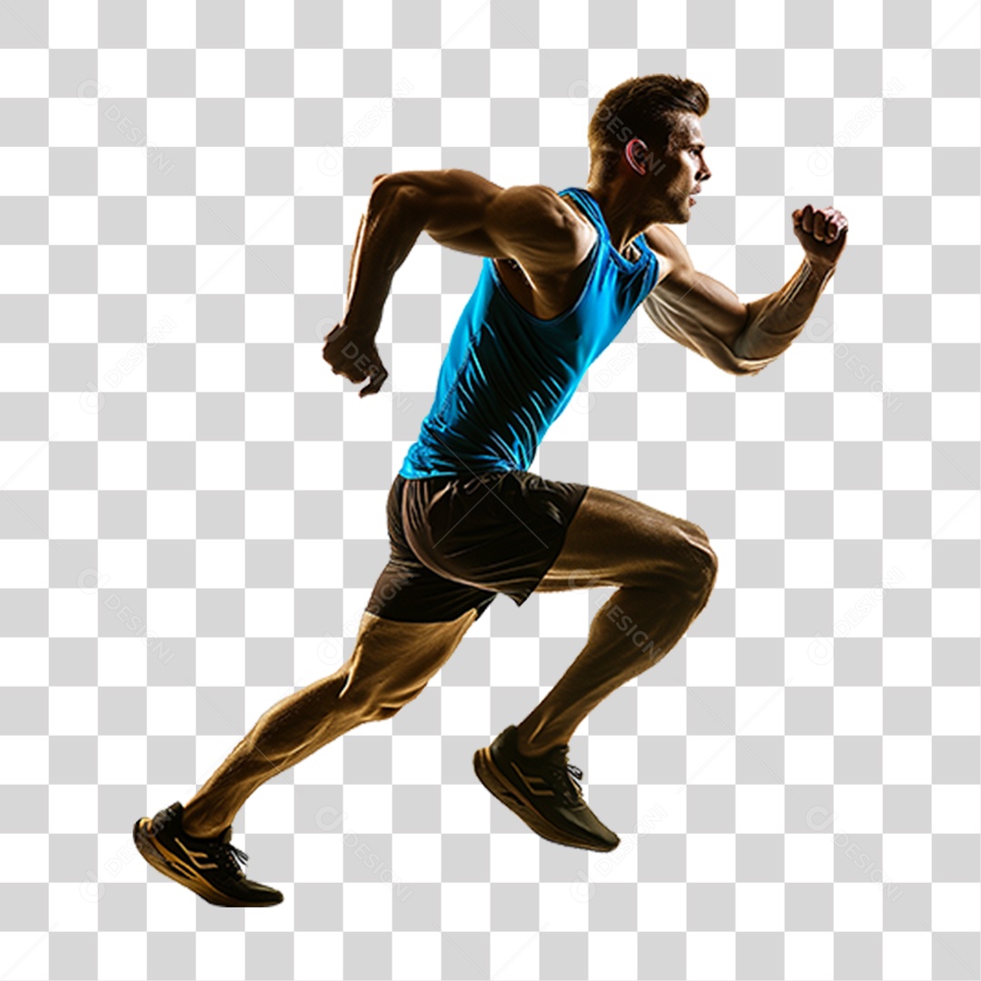Homem Correndo PNG Transparente