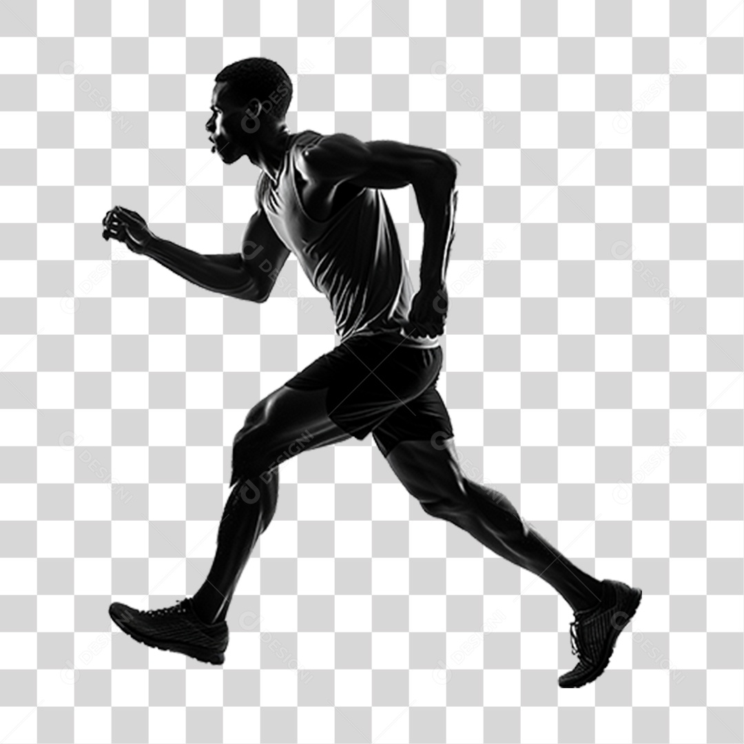 Homem Correndo PNG Transparente