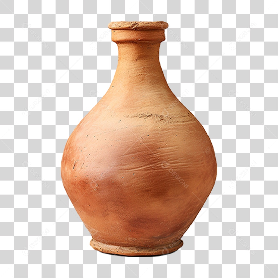 Vaso de Argila PNG Transparente