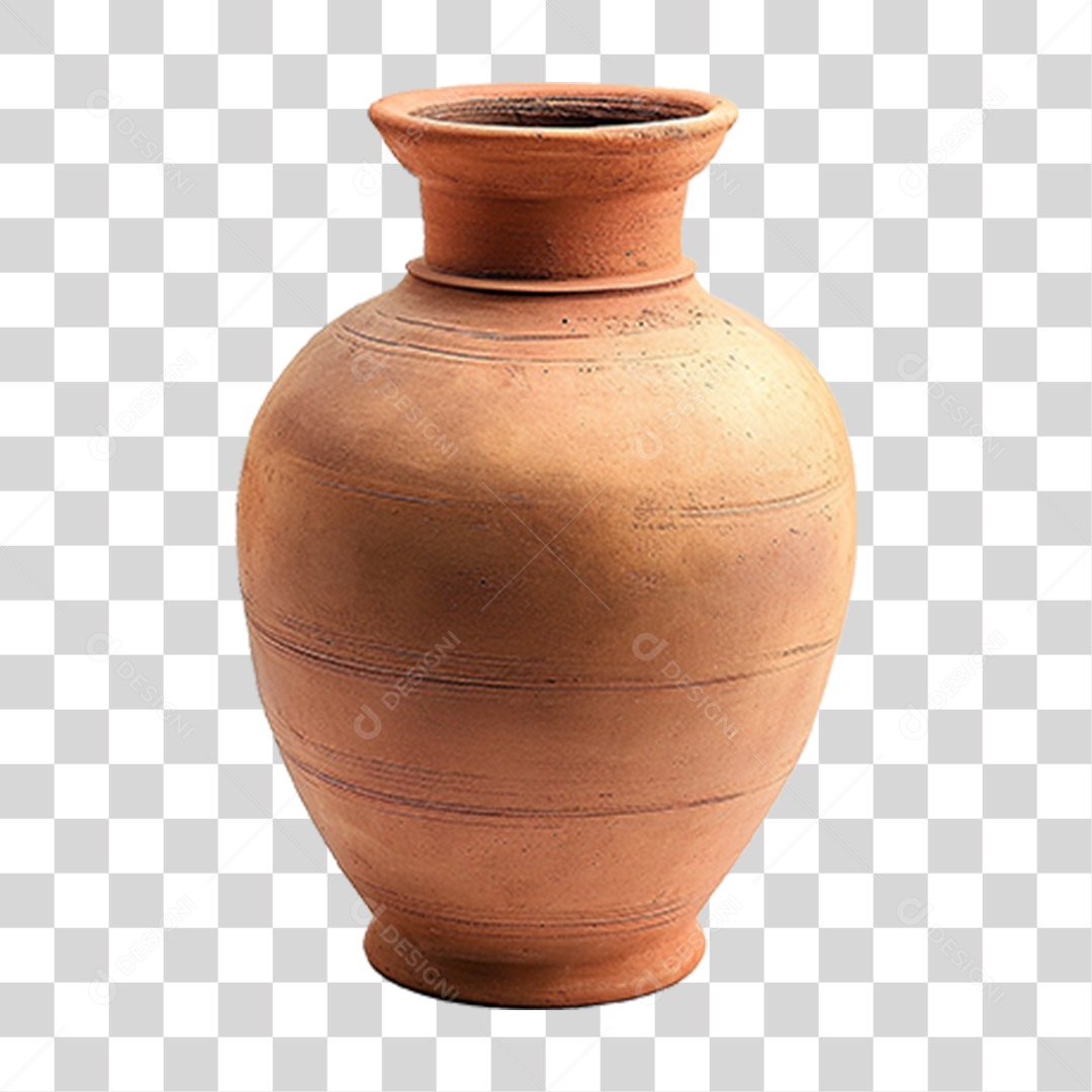 Vaso de Argila PNG Transparente