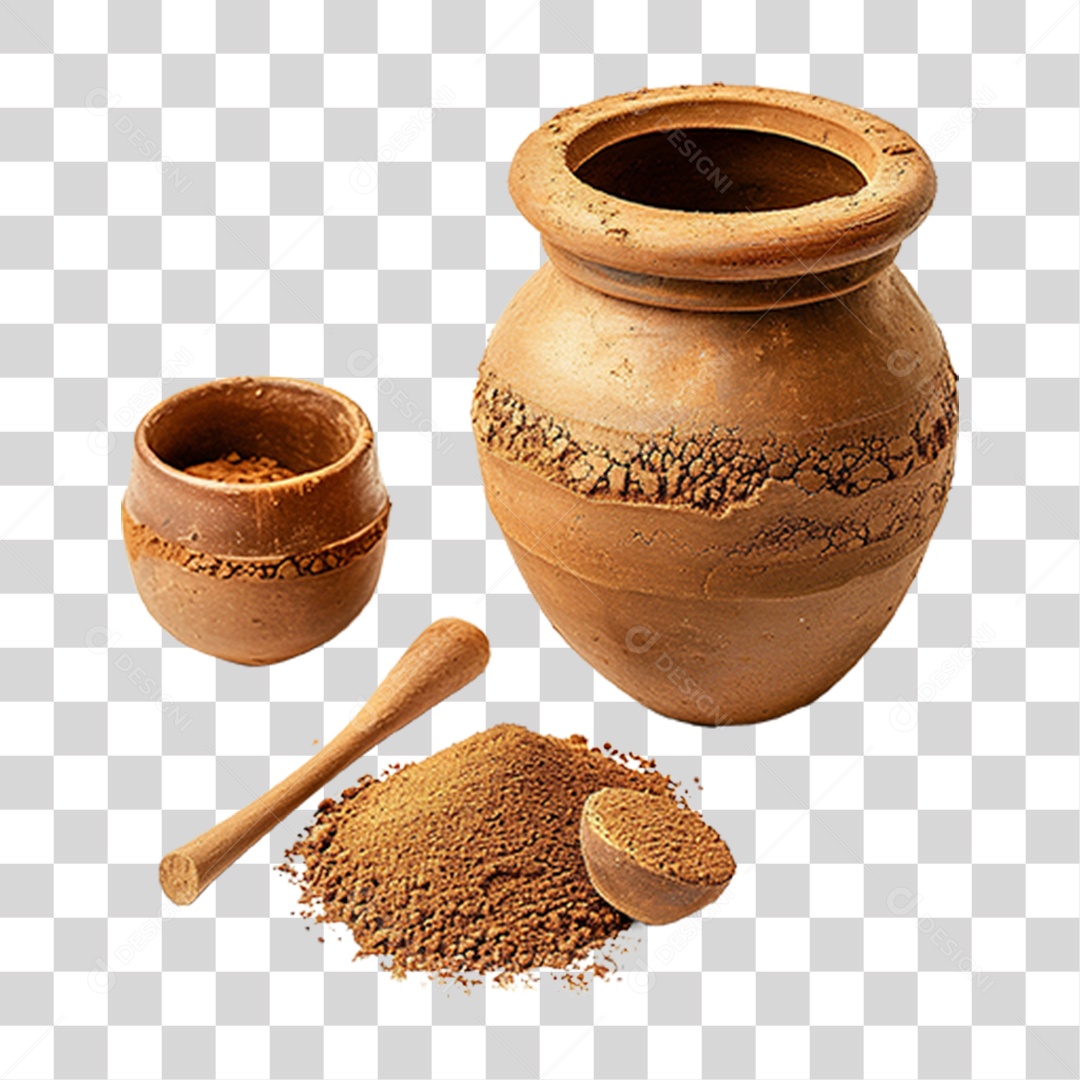 Vaso de Argila PNG Transparente