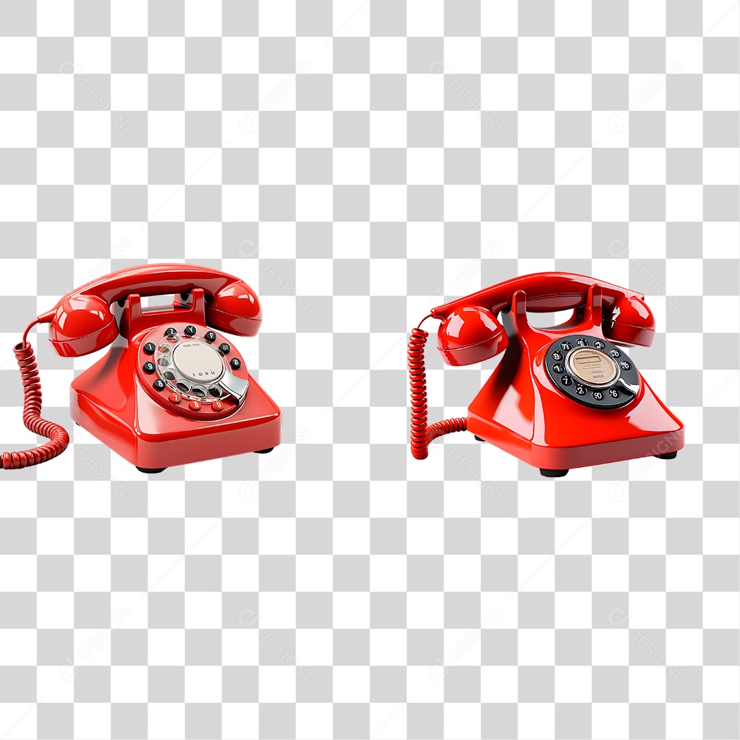 Telefone Antigo PNG Transparente