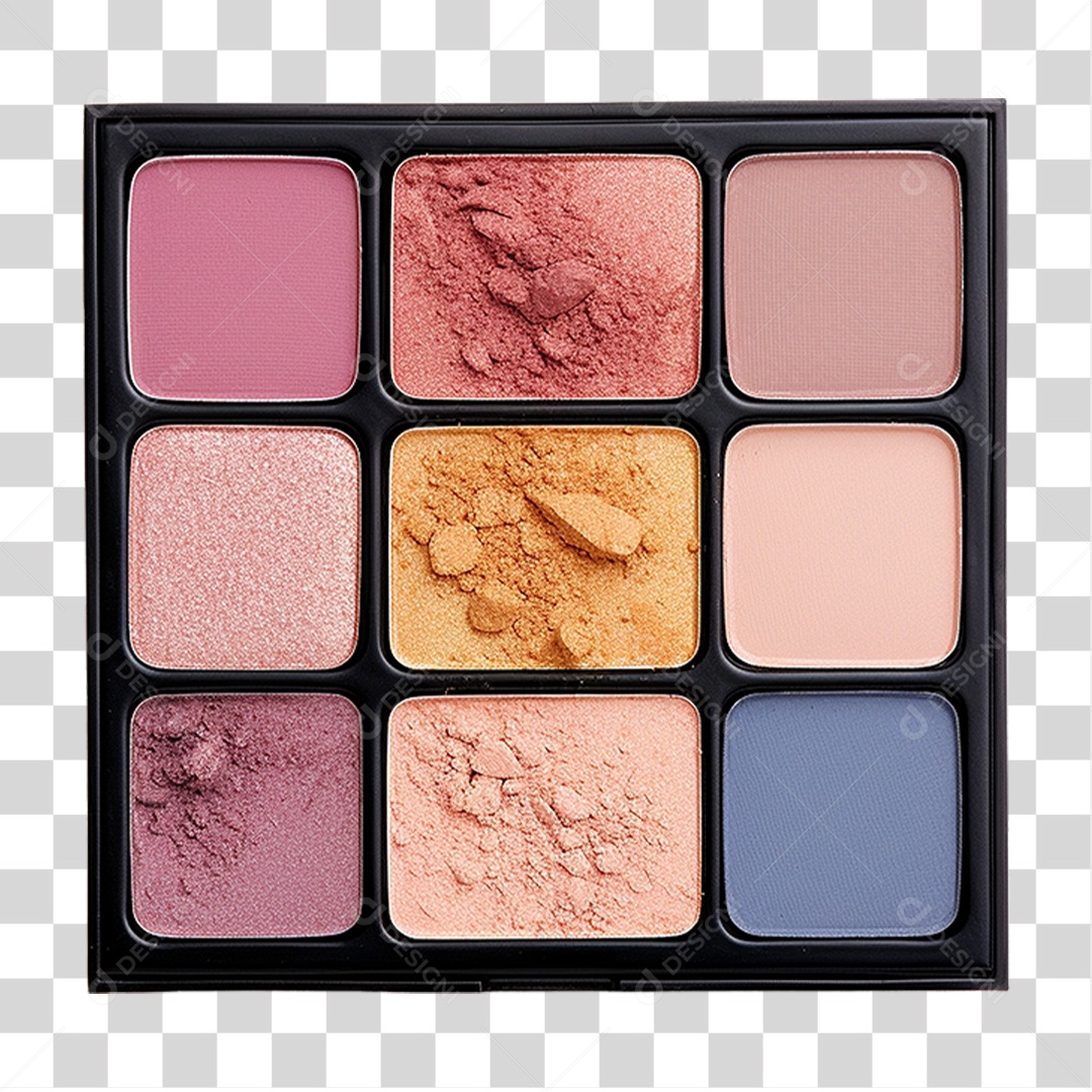 Paleta de Sombras PNG Transparente