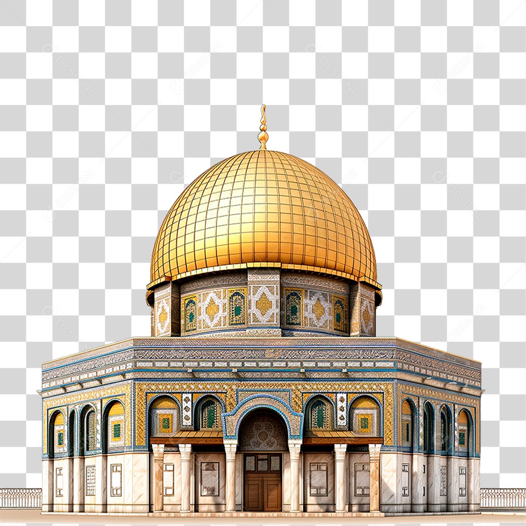 Cúpula da Rocha PNG Transparente