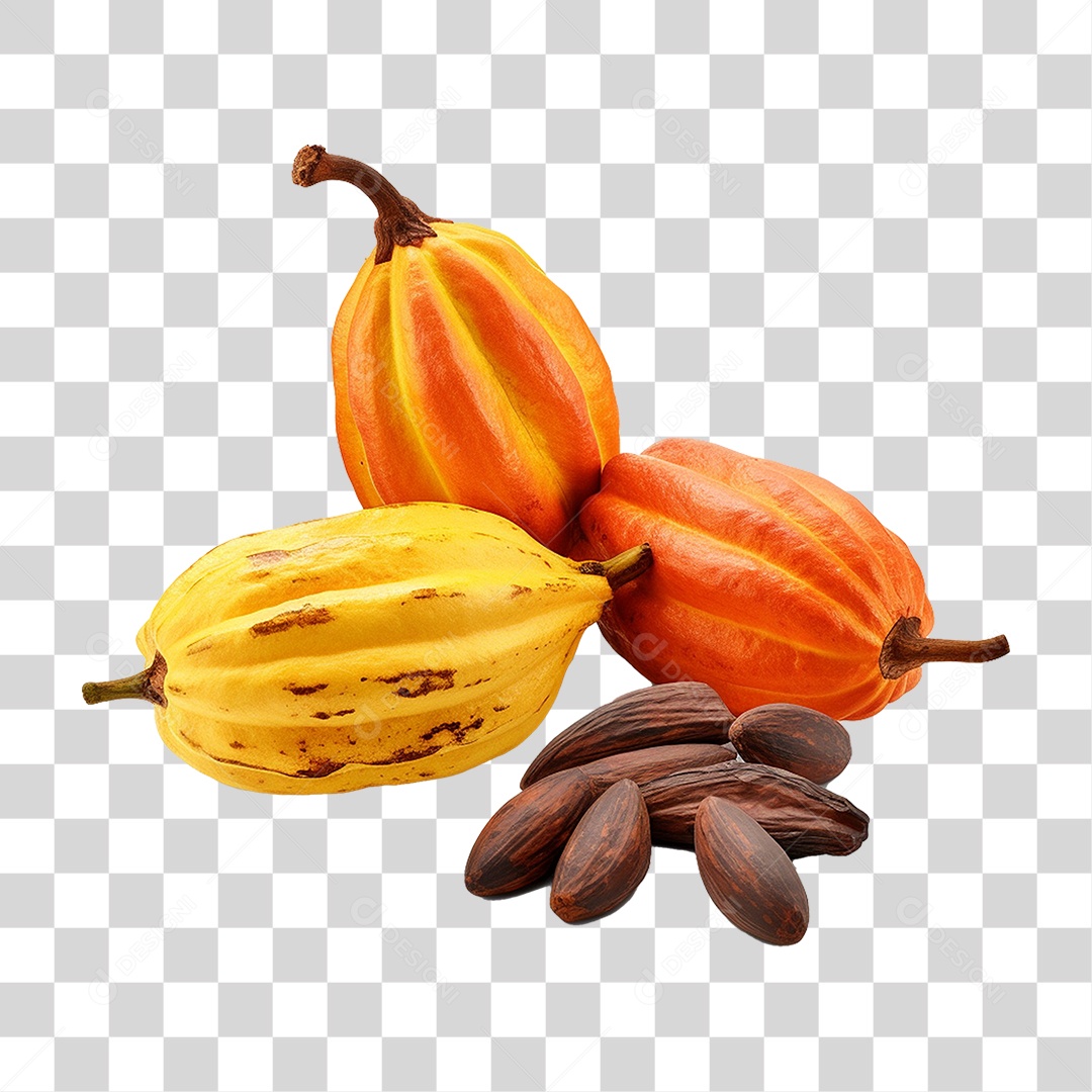 Frutos Cacau PNG Transparente