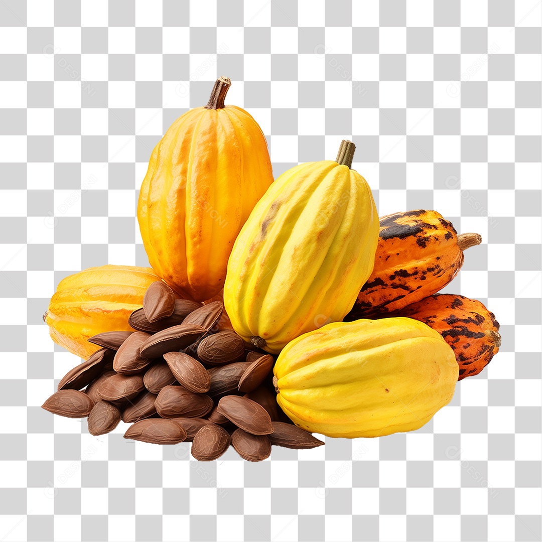 Frutos Cacau PNG Transparente