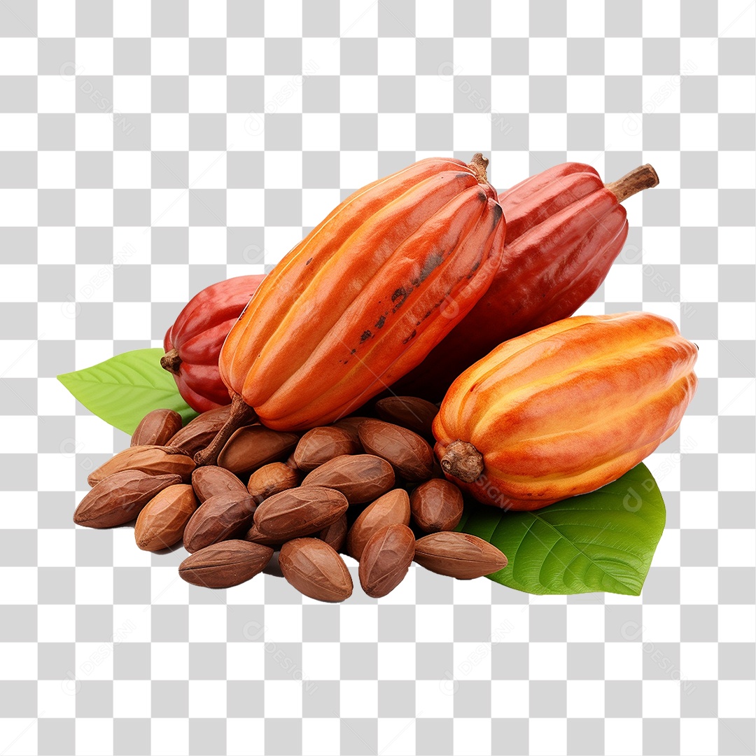Frutos Cacau PNG Transparente