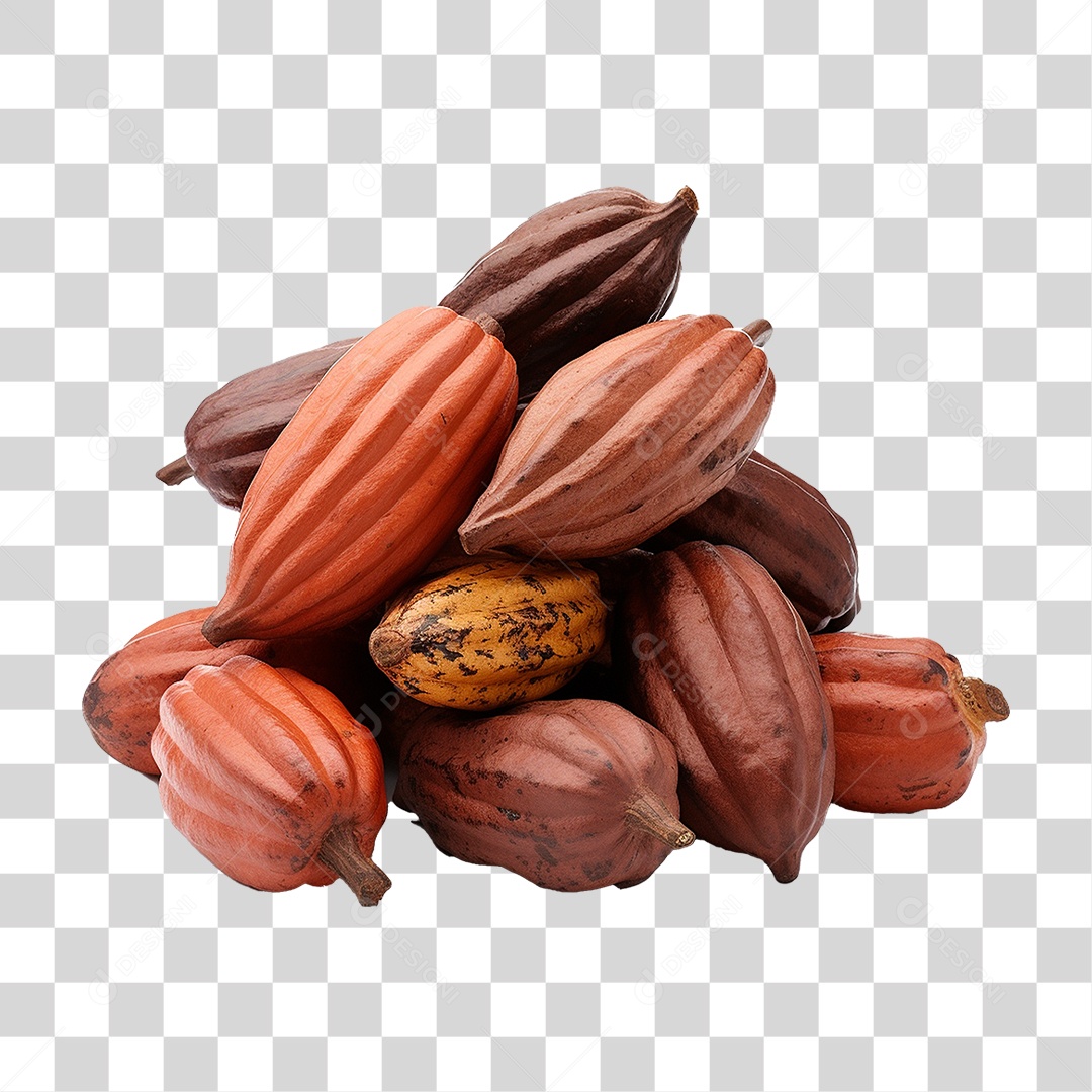 Frutos Cacau PNG Transparente