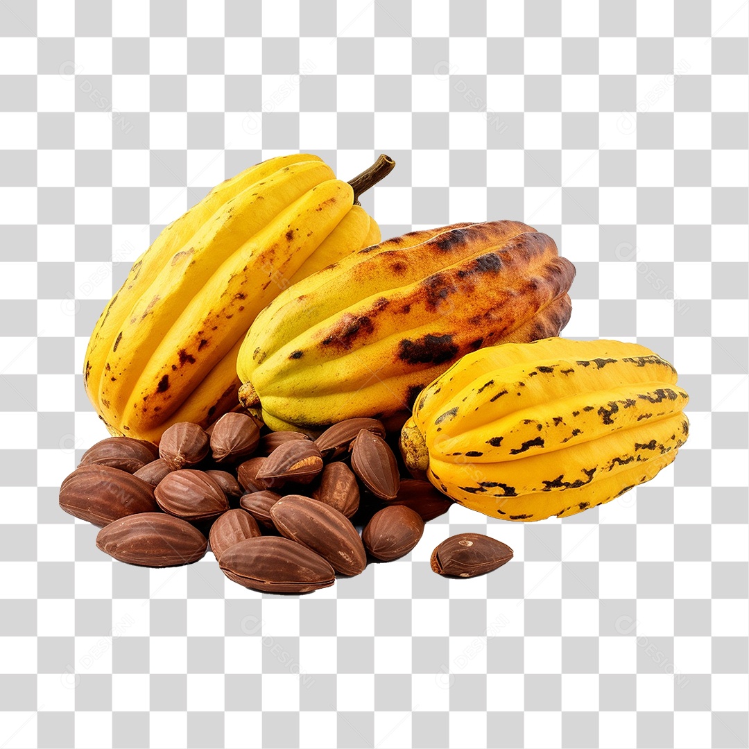 Frutos Cacau PNG Transparente