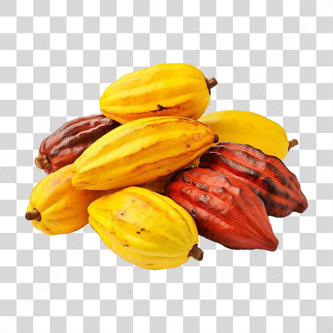 Frutos Cacau PNG Transparente