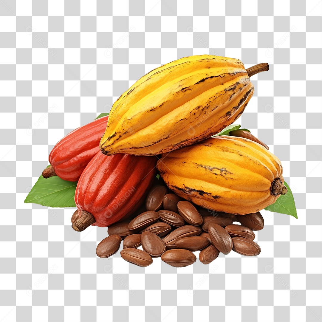 Frutos Cacau PNG Transparente