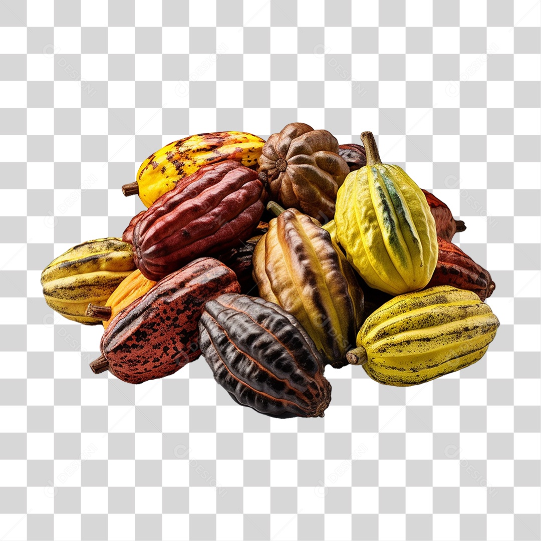 Frutos Cacau PNG Transparente
