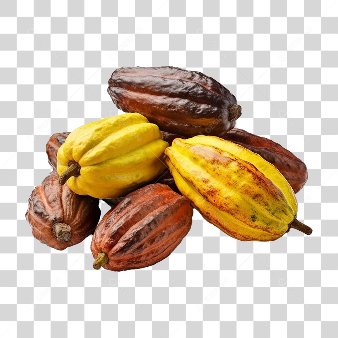 Frutos Cacau PNG Transparente