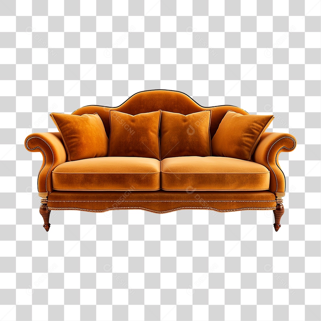Sofá Almofada PNG Transparente