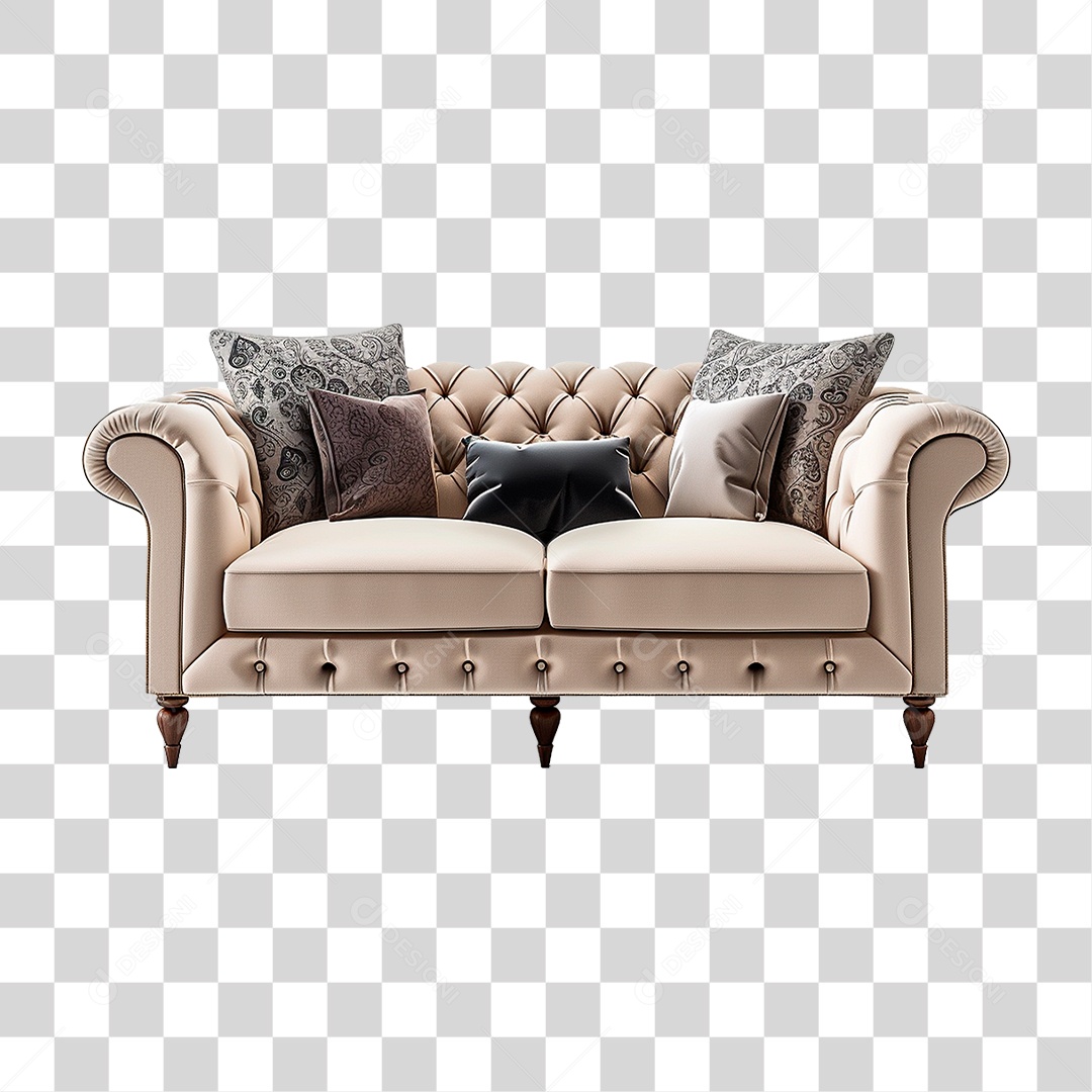 Sofá Almofada PNG Transparente
