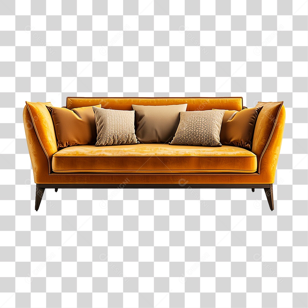 Sofá Almofada PNG Transparente