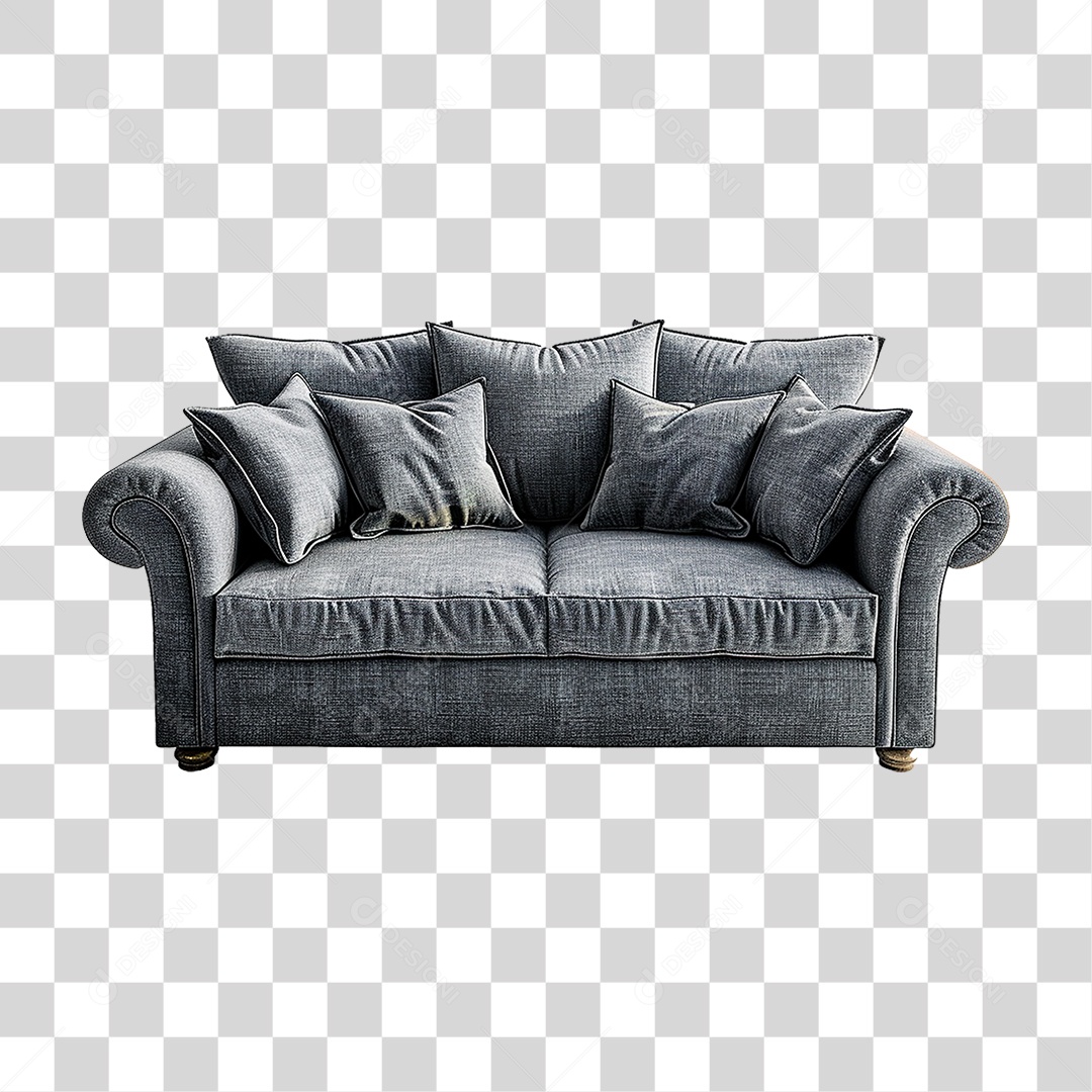 Sofá Almofada PNG Transparente