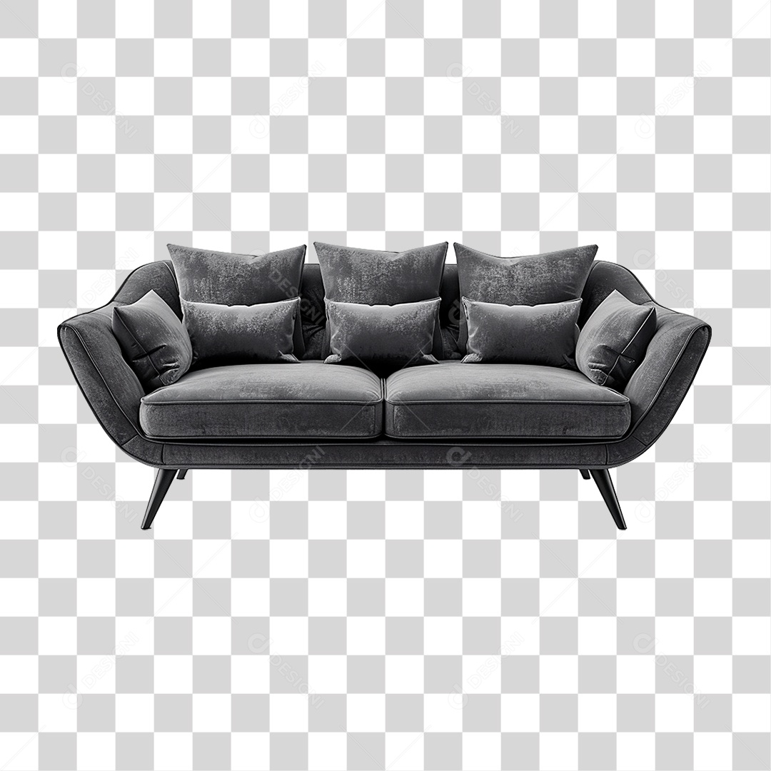 Sofá Almofada PNG Transparente