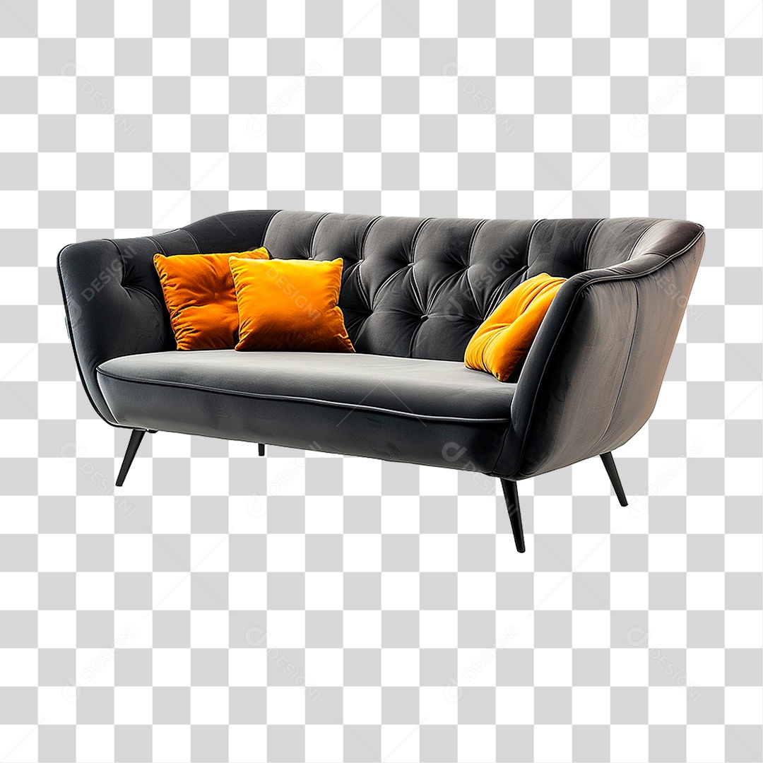 Sofá Almofada PNG Transparente