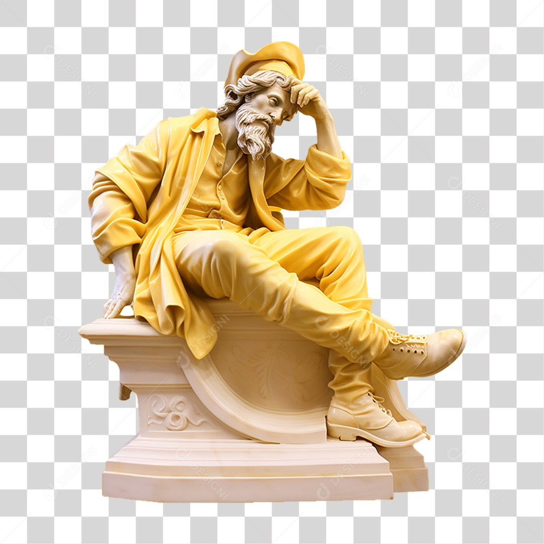 Estátua de Gesso PNG Transparente