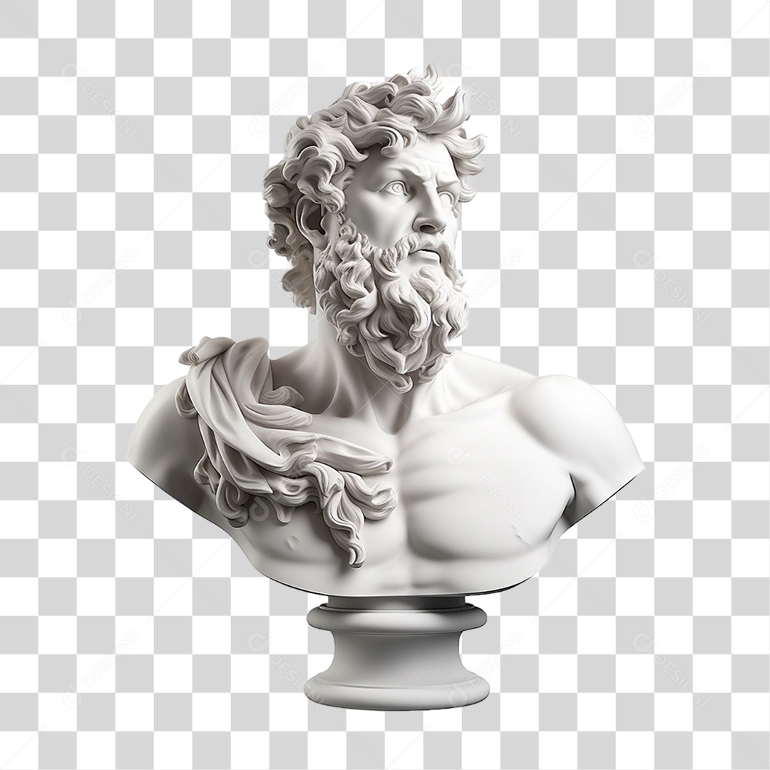 Estátua de Gesso PNG Transparente