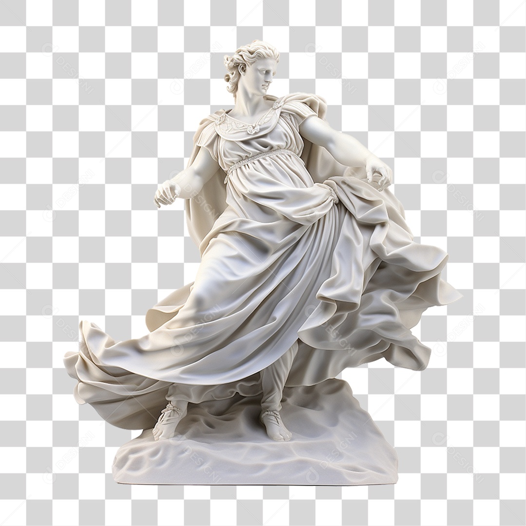 Estátua de Gesso PNG Transparente