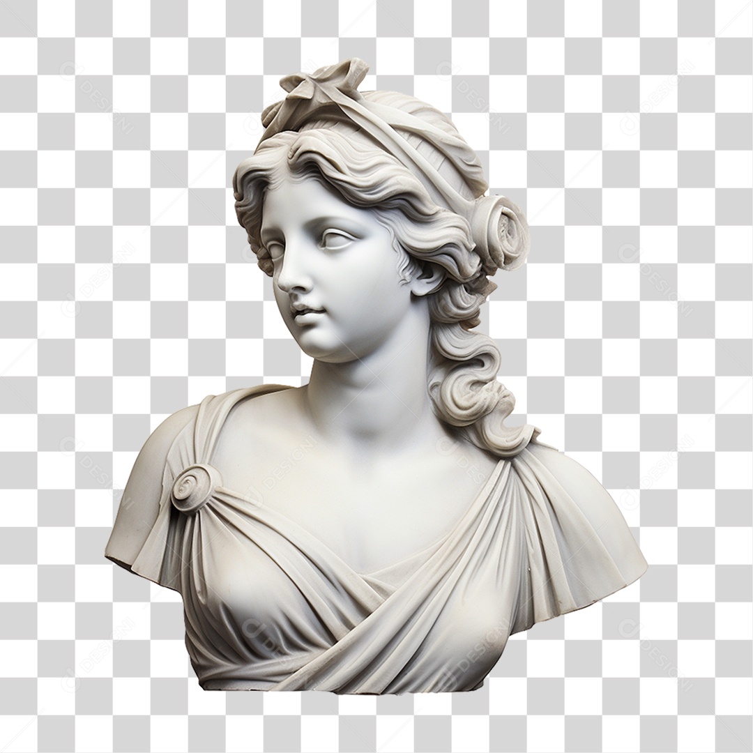 Estátua de Gesso PNG Transparente