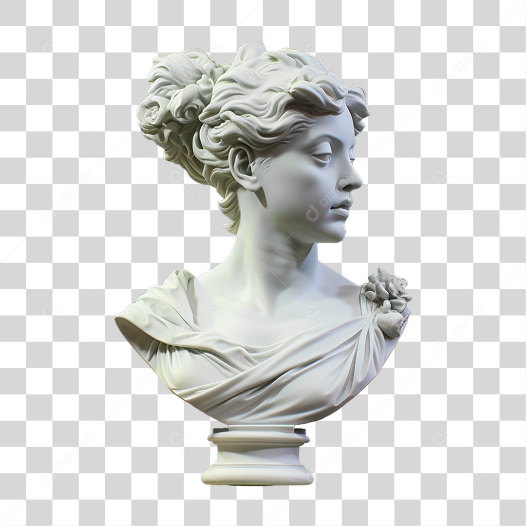 Estátua de Gesso PNG Transparente