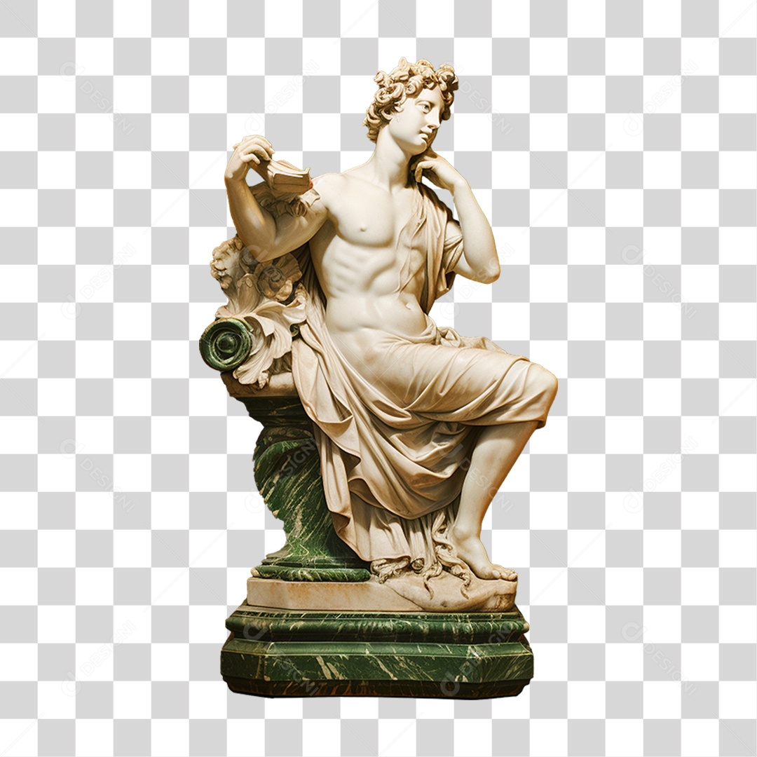 Estátua de Gesso PNG Transparente