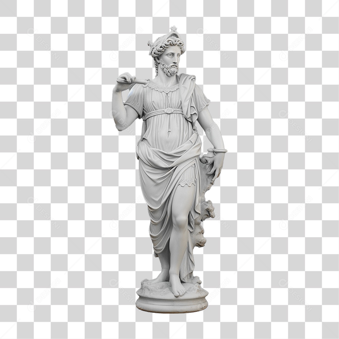 Estátua de Gesso PNG Transparente