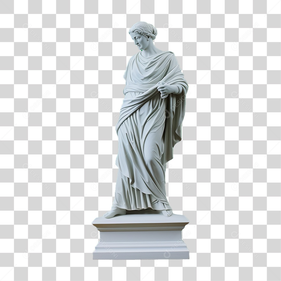 Estátua de Gesso PNG Transparente