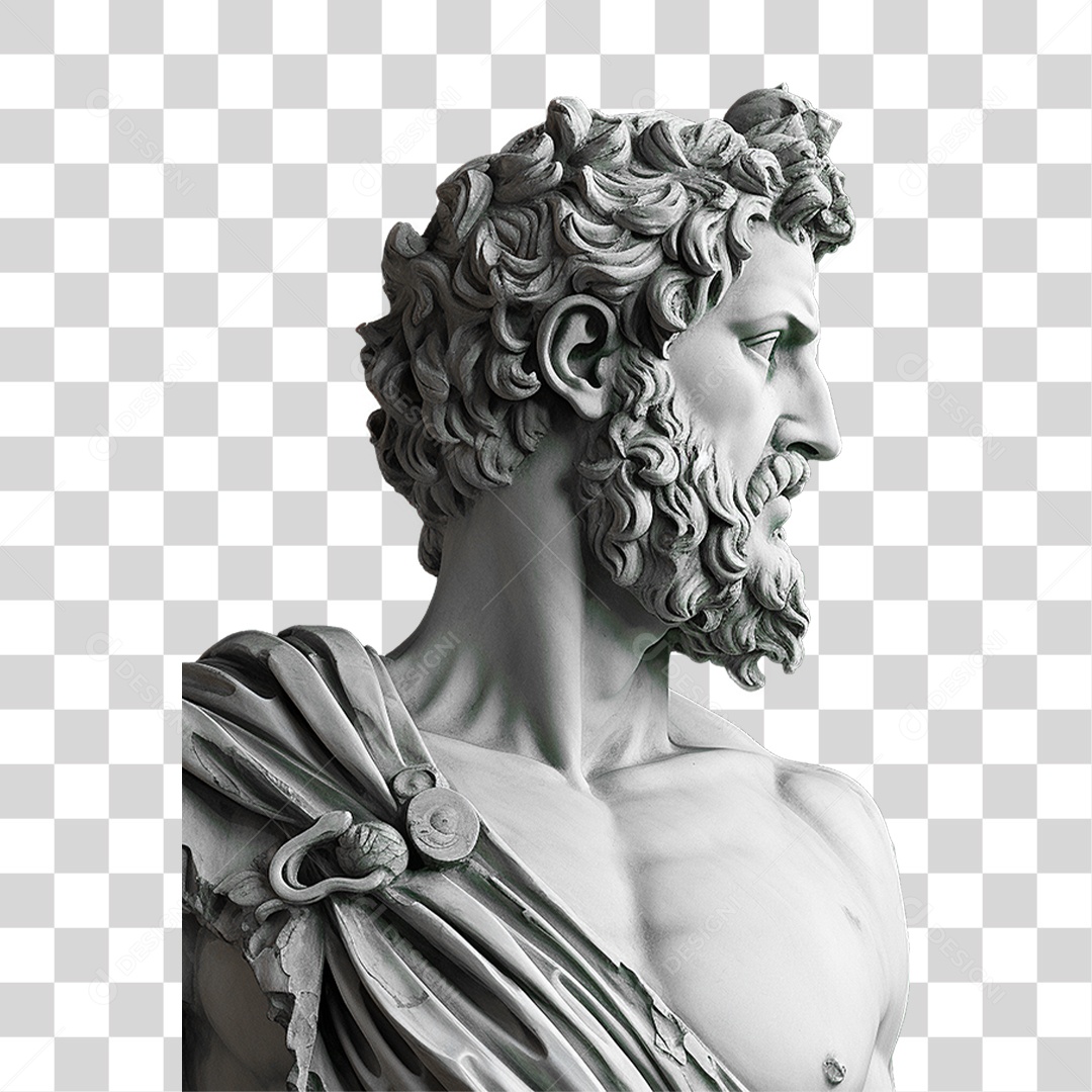 Estátua de Gesso PNG Transparente