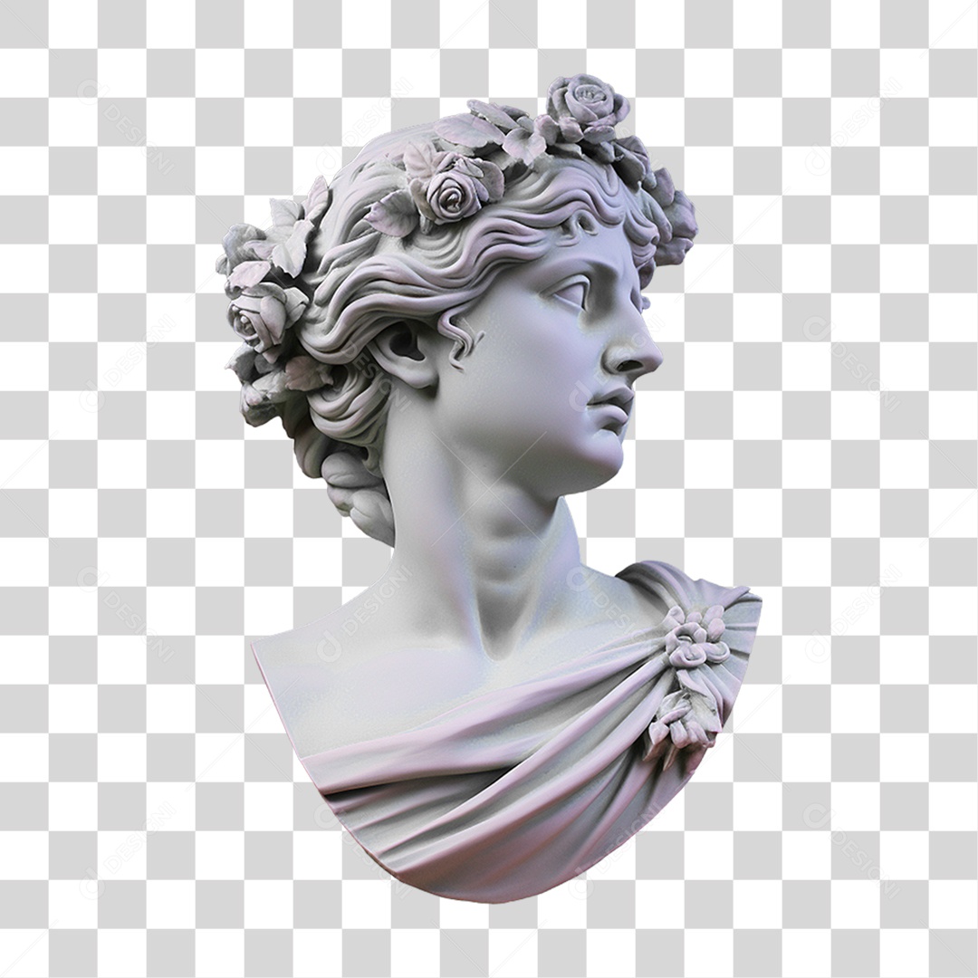 Estátua de Gesso PNG Transparente