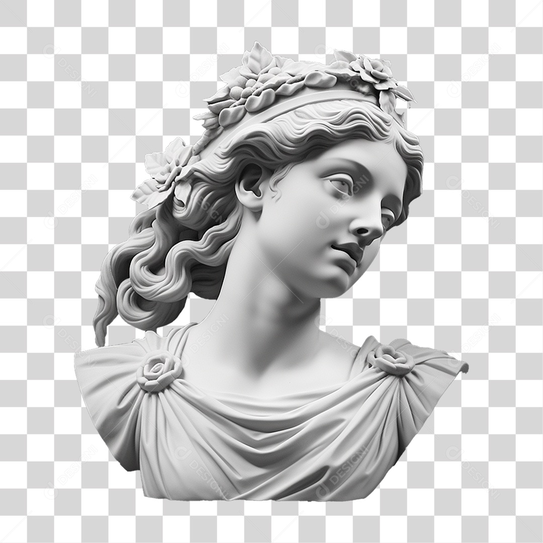 Estátua de Gesso PNG Transparente