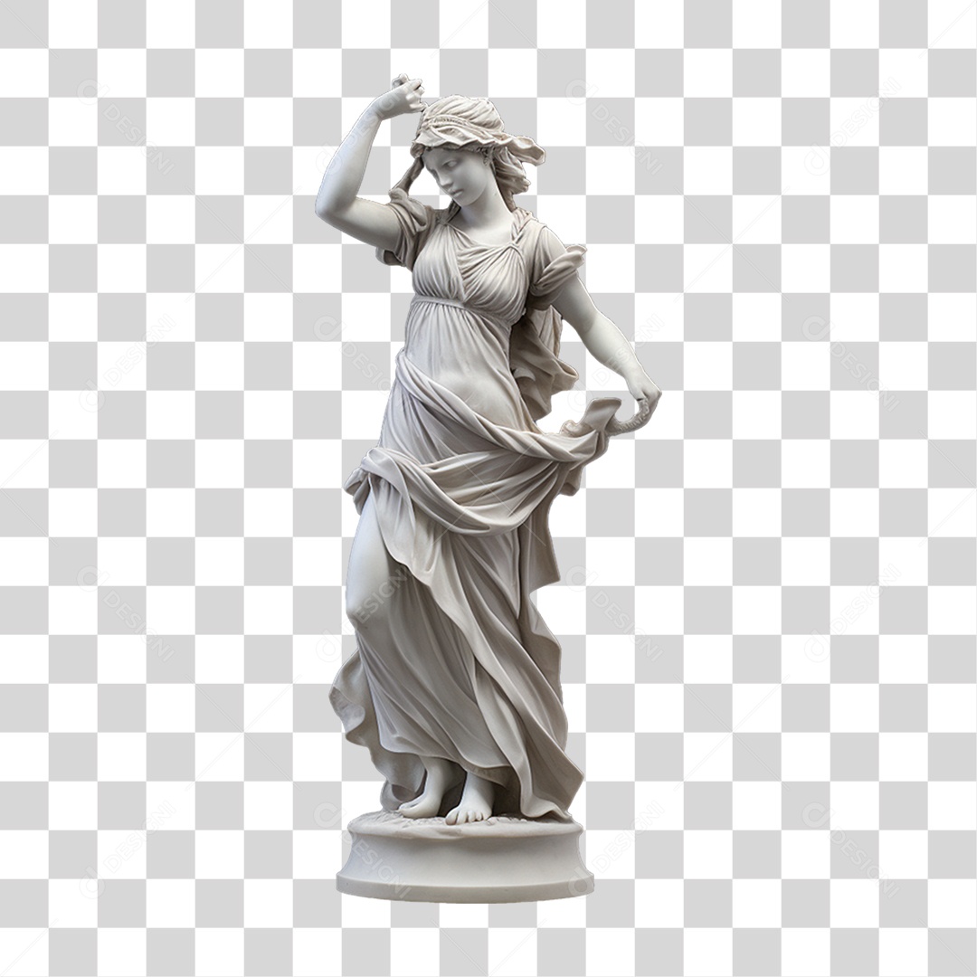 Estátua de Gesso PNG Transparente